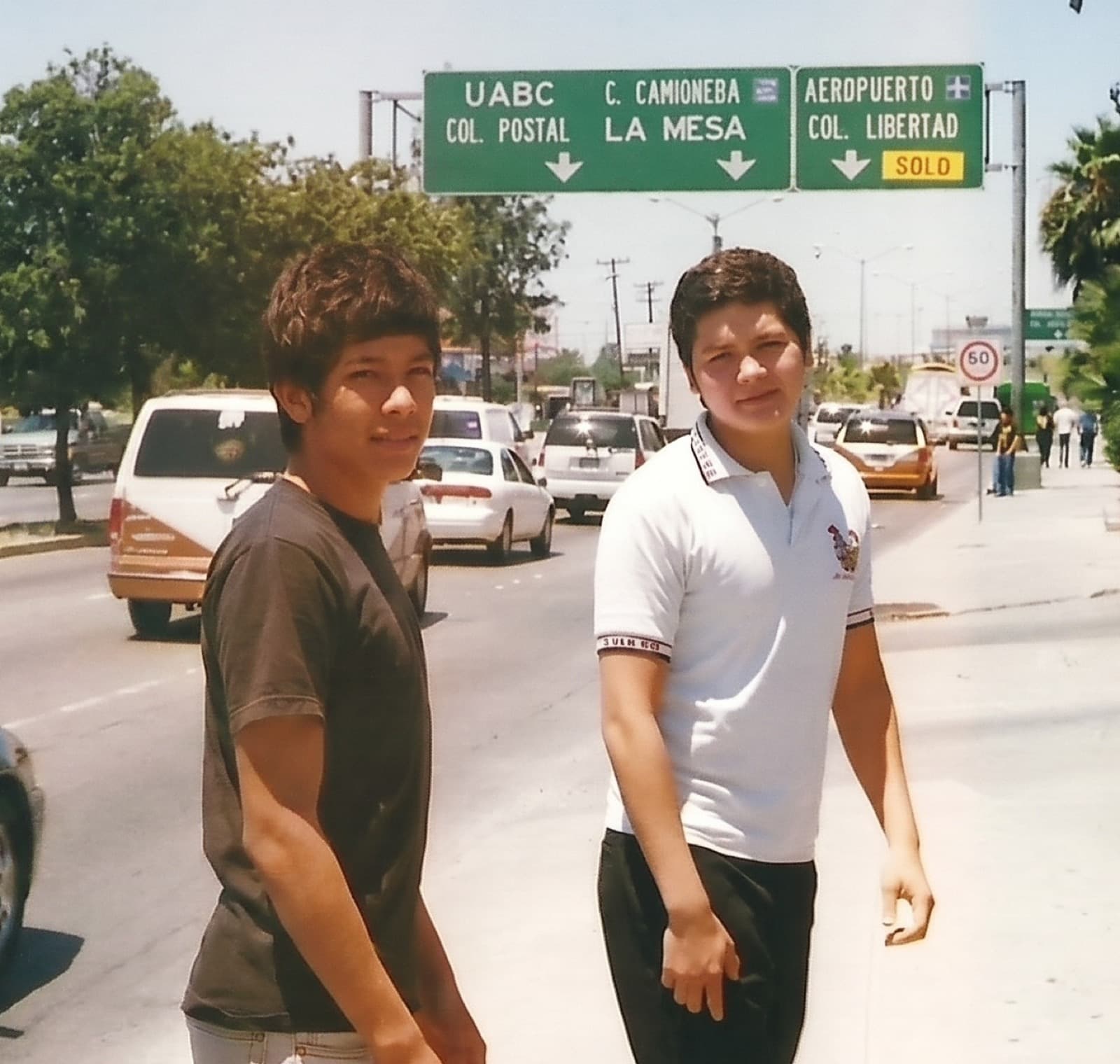 Foto de Blas y Yoshua de jóvenes